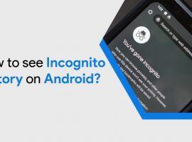 how to see incognito history