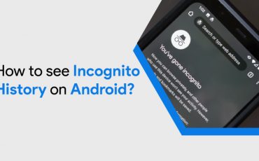 how to see incognito history
