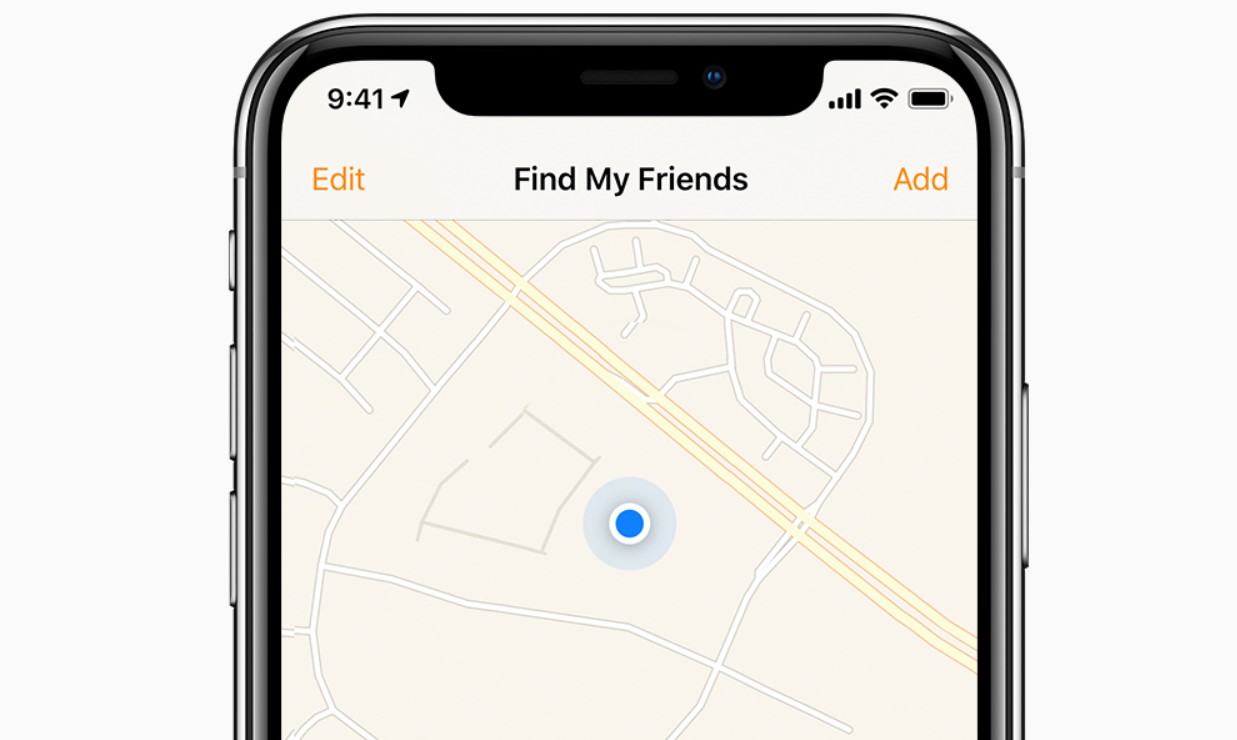 find friends lost iphone