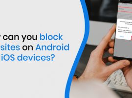 How can you block websites on Android and iOS devices