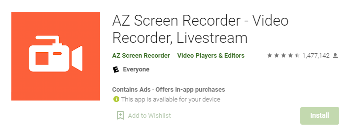 AZ Screen Recorder