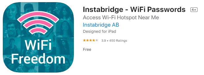 Instabridge- hack WiFi passwords on iPhone without Jailbreak