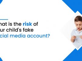 What is the risk of your child's fake social media account
