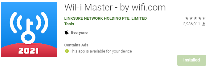 Wifi master- best hacking apps for Android