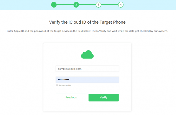 verify the iCloud