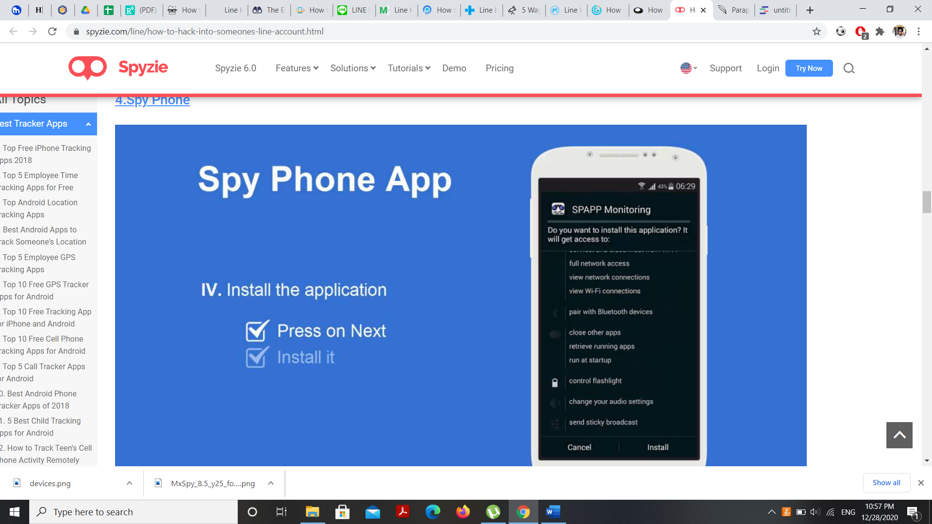 Spy Phone : How to hack line messages