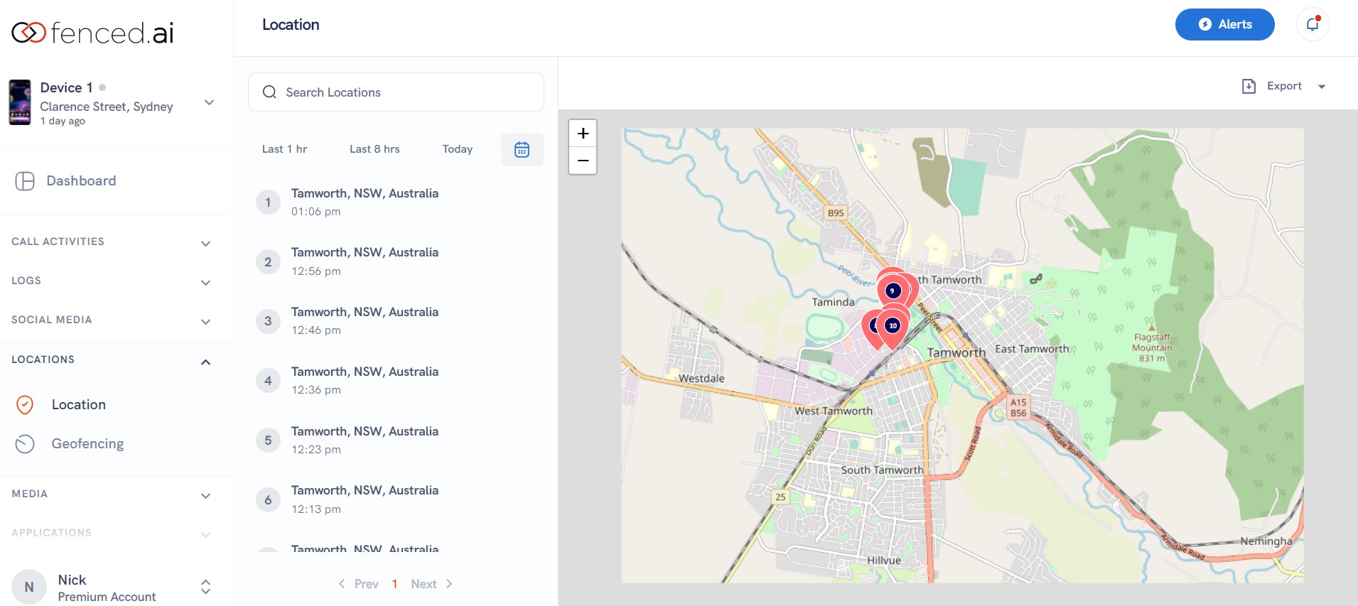 fenced.ai location tracking