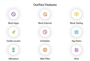 features of ourpact app