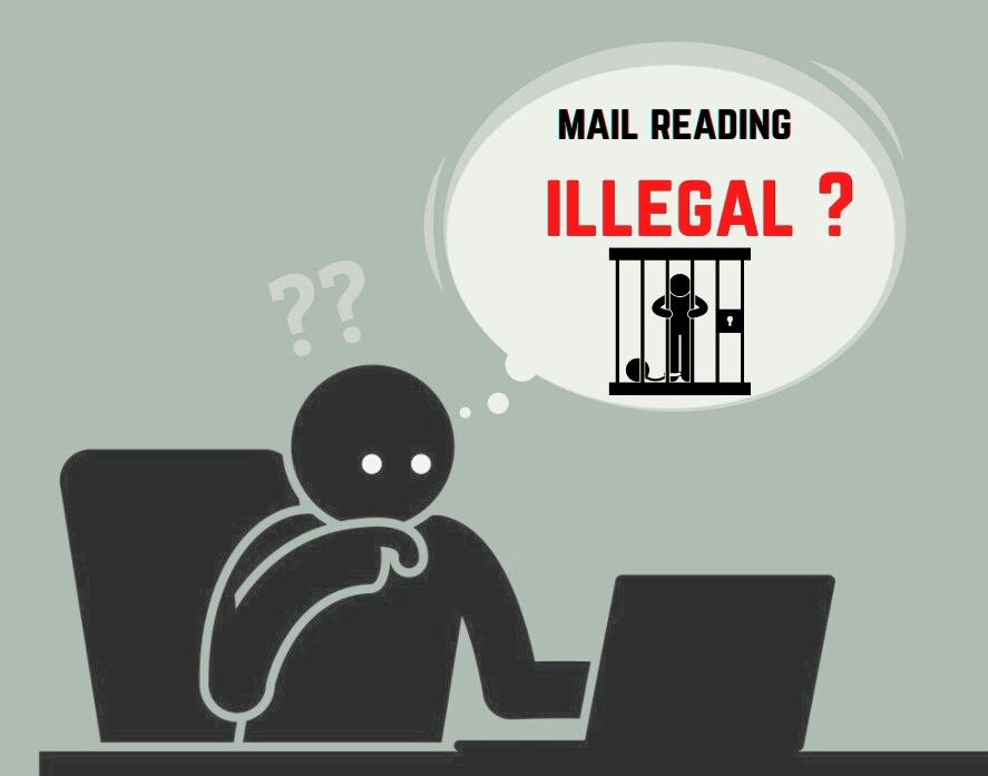 illegal to read other people mail without password