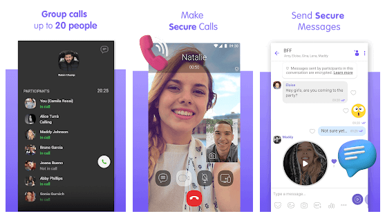 Viber- hidden chat app