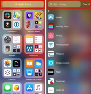 hidden apps on an iPhone
