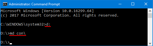 Using Command Prompt