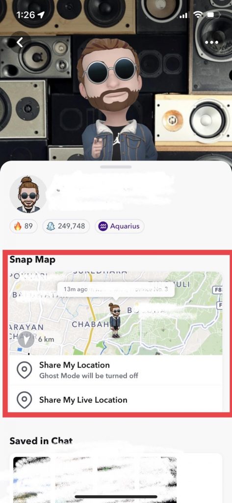 How to Share Your Location and Your Live Location on Snapchat?