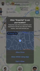How to see My Location on Snapchat?