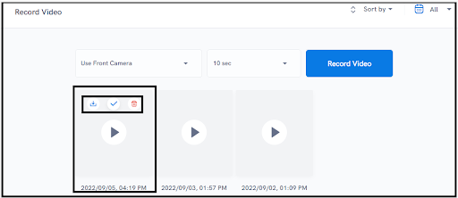 record video remotely using phone camera