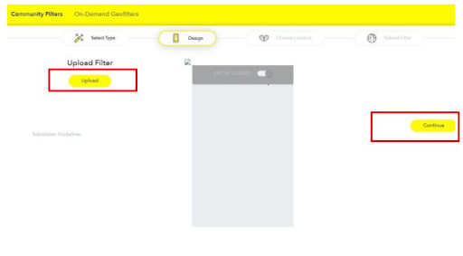 Upload your GeoFilter Design