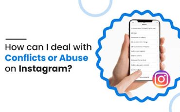 How can I deal with conflicts or abuse on Instagram