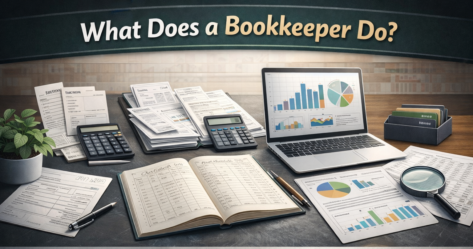 What does a bookkeeper do
